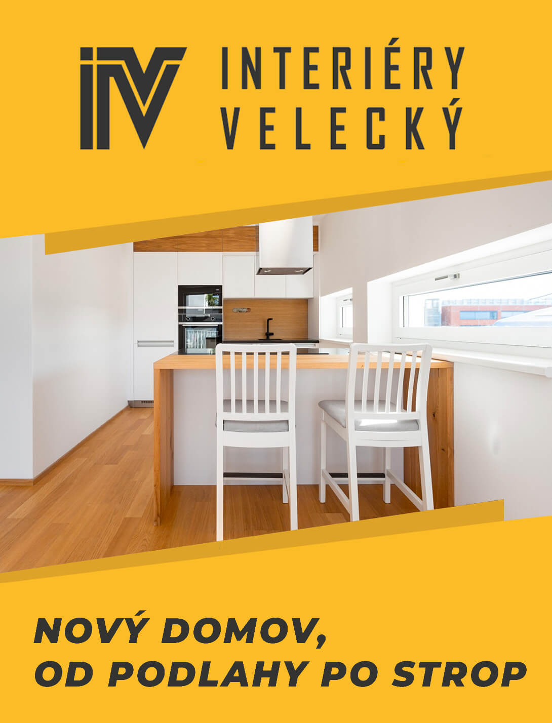 Interiéry Velecký, banner, magazín KULTINO* Brno