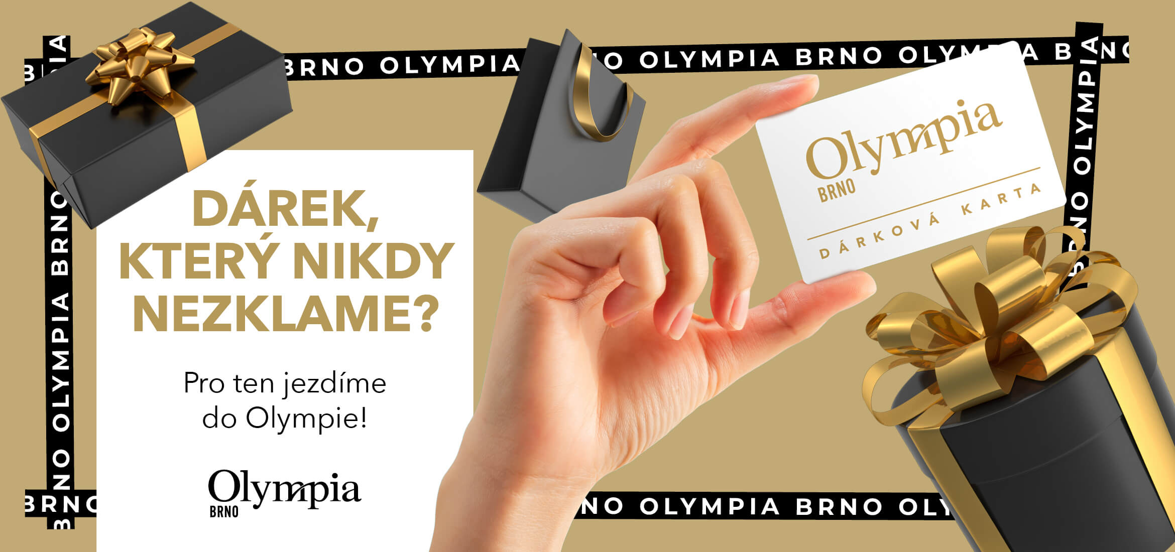 Dárková karta OC Olympia, magazín KULTINO*Brno