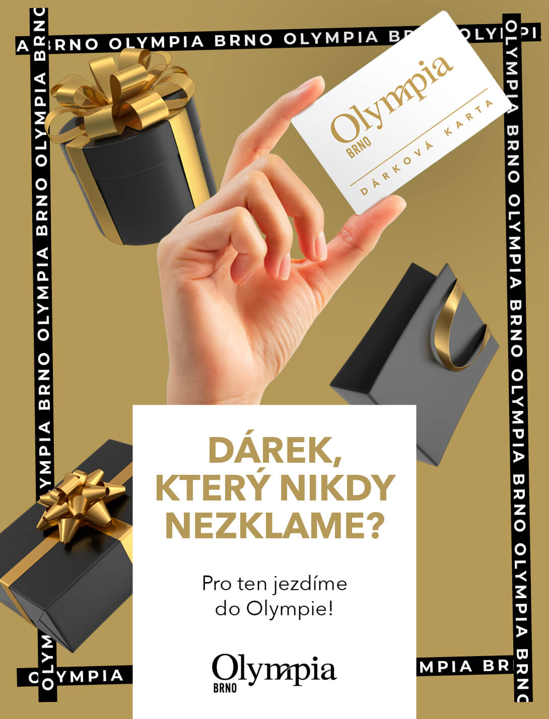 Dárková karta OC Olympia, magazín KULTINO*Brno