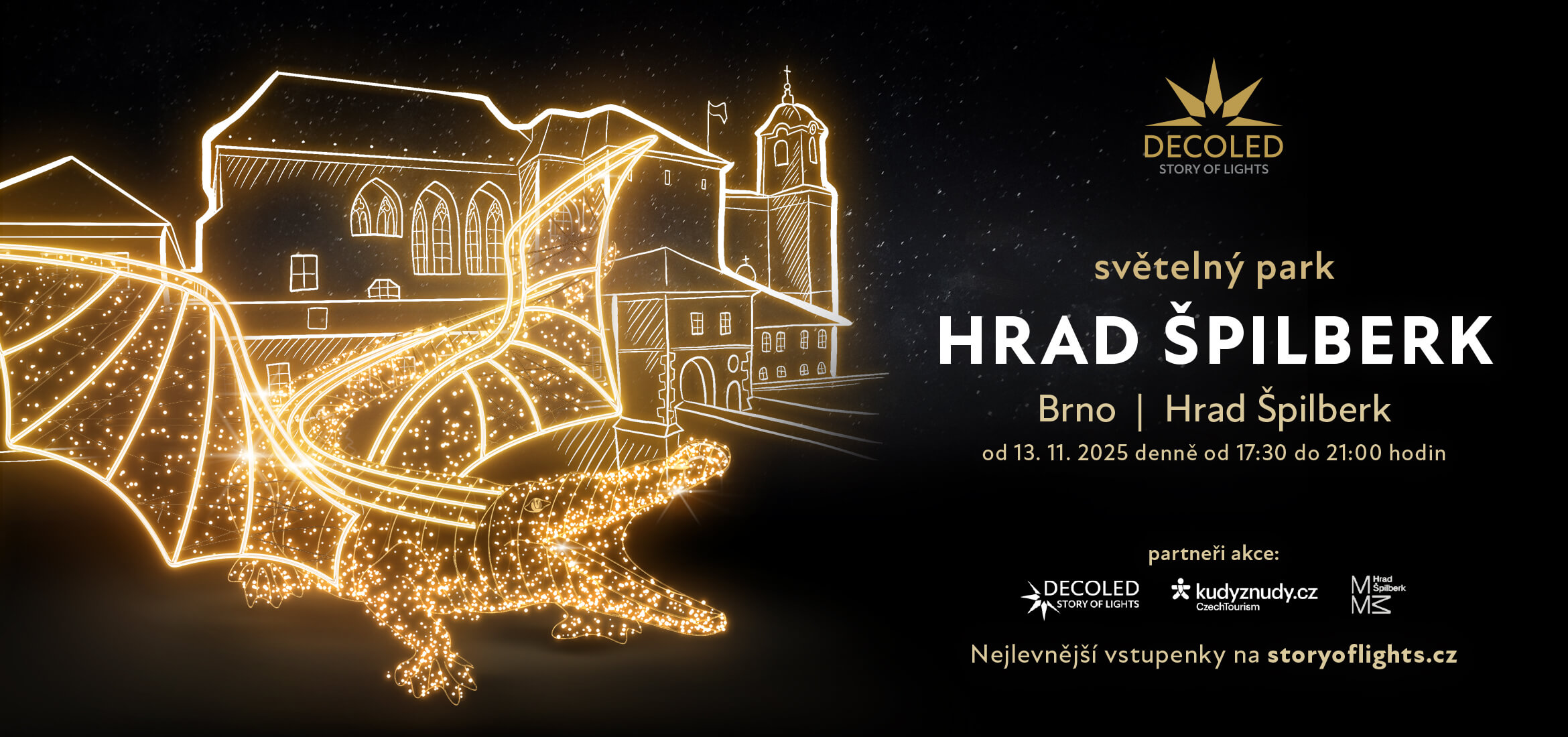 Světelný park Špilberk, magazín KULTINO*Brno