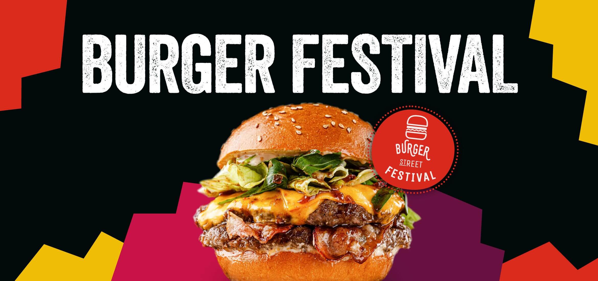 Putovní gastronomický gastrofestival Burger Street Festival 2026, soutěž žroutů Burger Battle, degustační miniburgery a zážitkový street food od vyhlášených burgermakerů. KULTINO*