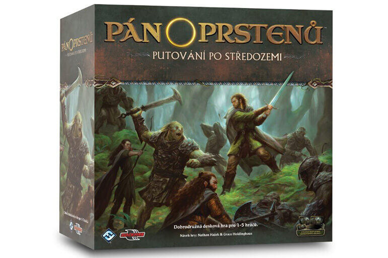 Deskovou hru Pán Prstenů: Putování po Středozemi (John Ronald Reuel Tolkien) vydalo nakladatelství Fantasy Blackfire. KULT* Brno