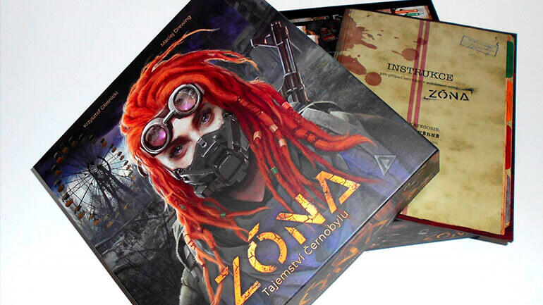 ZÓNA: Tajemství Černobylu, ADC Blackfire CZ, desková hra, magazín Kult* Brno