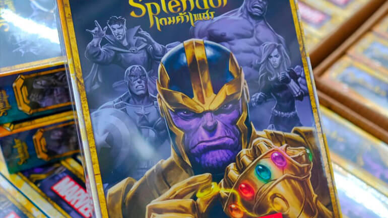 Splendor Marvel, desková hra, hrdinové z komiksů, her a filmů, magazín Kult* Brno