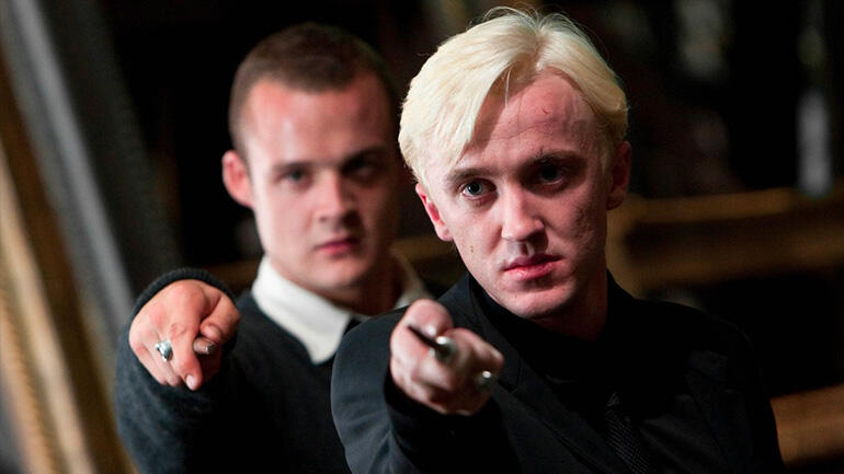 Tom Felton, Draco Malfoy, Harry Potter, s kouzelnickou hůlkou, recenze, magazín KULT* Brno