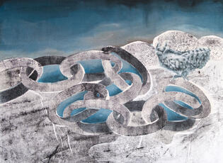 Vernisáž výstavy Veroniky Opavské, Městské divadlo Brno. Magazín KULTINO* Brno