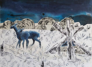 Vernisáž výstavy Veroniky Opavské, Městské divadlo Brno. Magazín KULTINO* Brno