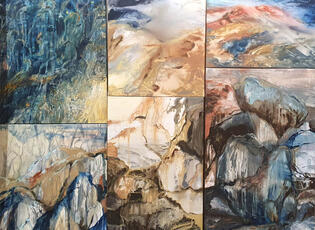 Vernisáž výstavy Karolíny Šrámkové, Městské divadlo Brno. Magazín KULTINO* Brno