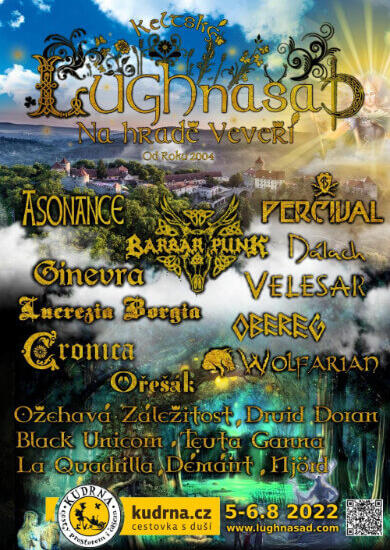 lughnasad, hrad Veveří, keltská slavnost, Lugh, sklizeň, oslava, koncerty, festival, asonance, percival, velesar, dálach, barbar punk, ginevra, lucrezia borgia, wolfarian, cronica, magazín kult* brno