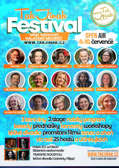 Tak Jinak Festival - Open Air - Valašské meziříčí. Magazín KULT* Brno