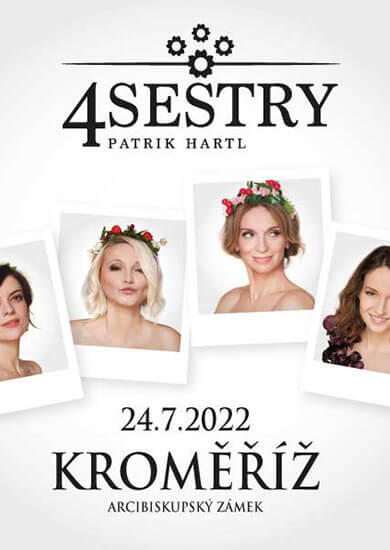 4 sestry. Patrik Hartl. Arcibiskupský zámek Kroměříž. magazín KULT* Brno