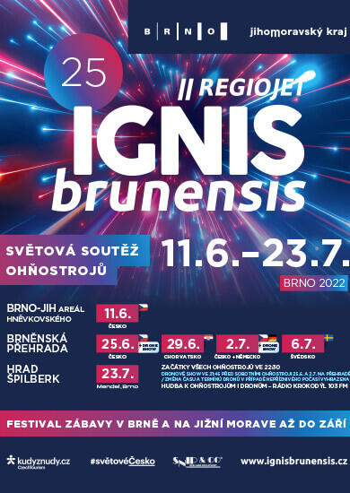 IGNIS BRUNENSIS. Světová soutěž ohňostrojů. magazín KULT* Brno