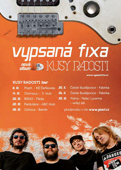 Vypsaná fixa. Kusy radosti tour. magazín KULT* Brno
