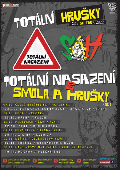 Koncert Totální nasazení, Melodka Brno. Magazín KULT* Brno