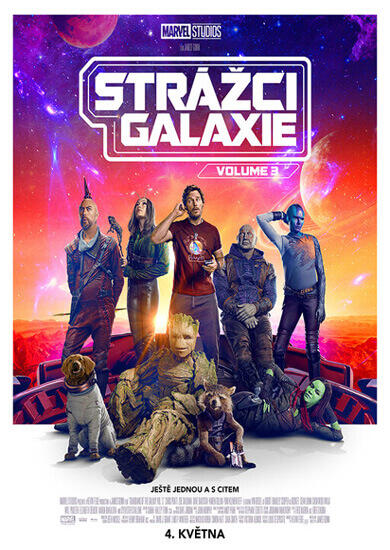 Film Strážci Galaxie: Volume 3, kino Lucerna Brno. Magazín KULT* Brno