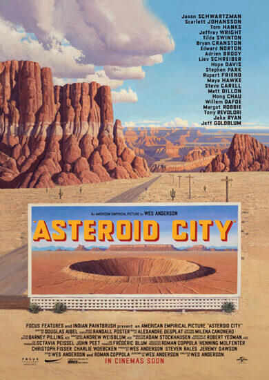 Film Asteroid City, Univerzitní kino Scala. Magazín KULT* Brno