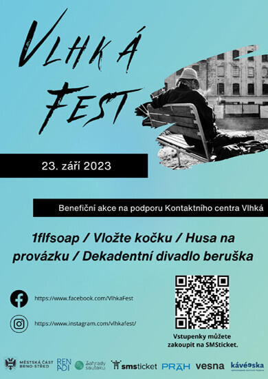 Akce VlhkáFest 2023, Kontaktní centrum Vlhká. Magazín KULT* Brno