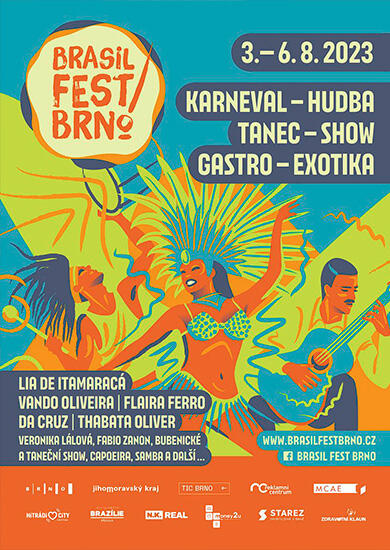 Festival Brasil Fest Brno 2023, Centrum Brna. Magazín KULT* Brno