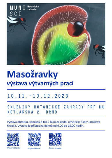 Výstava Masožravky, Botanická zahrada. Magazín KULT* Brno