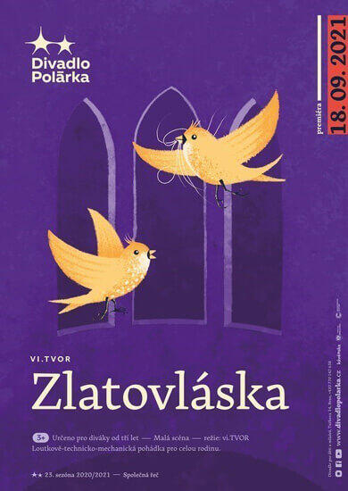Představení Zlatovláska, divadlo Polárka. Magazín KULTINO* Brno