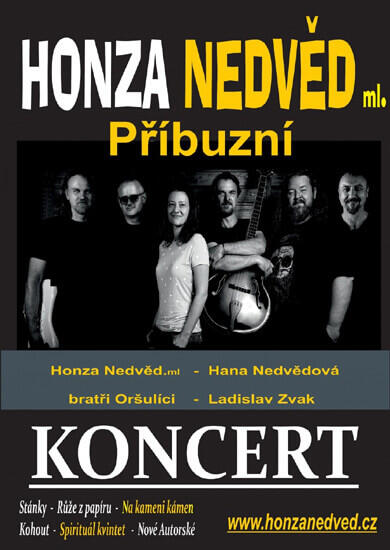 Hudba Honza Nedvěd ml. a Příbuzní, LD Musilka Brno. Magazín KULTINO* Brno