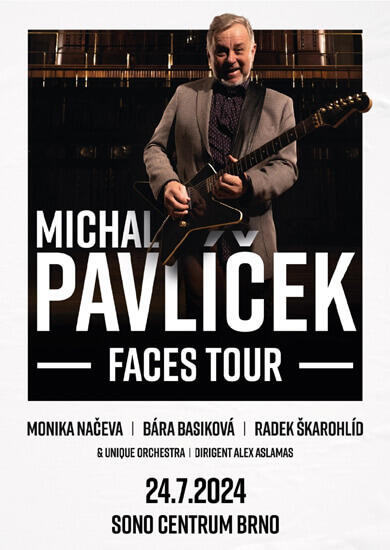 Hudba Michal Pavlíček + Bára Basiková - Faces Tour 2024, SONO Centrum. Magazín KULTINO* Brno