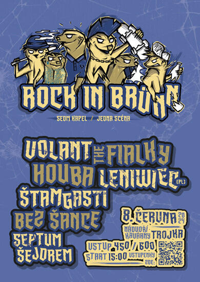 Hudba Rock In Brünn 2024, kavárna Trojka. Magazín KULTINO* Brno