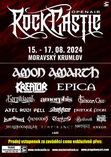 Festival Rock Castle 2024, Zámek Moravský Krumlov - Zámecká zahrada. Magazín KULTINO* Brno