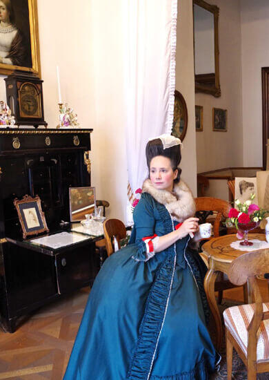 Festival Růže pro paní hraběnku se Šáruš History Fashion, zámek Kunín. Magazín KULTINO* Brno