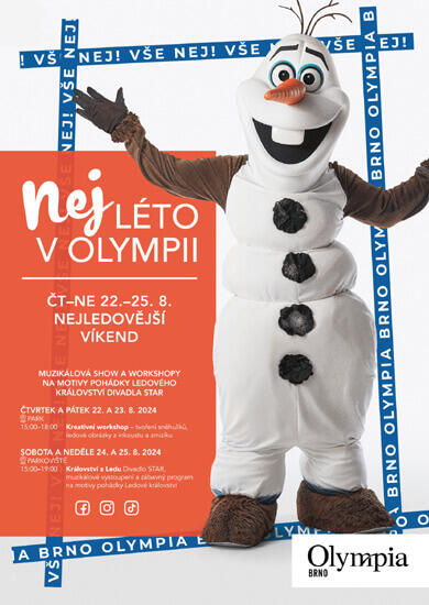 Akce NEJ Ledovější víkend, Olympia Brno. Magazín KULTINO* Brno
