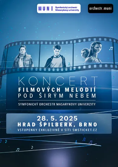 Hudba Koncert filmových melodií pod širým nebem, hrad Špilberk. Magazín KULTINO* Brno