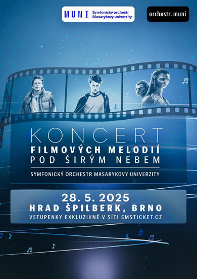 Hudba Koncert filmových melodií pod širým nebem, hrad Špilberk. Magazín KULTINO* Brno