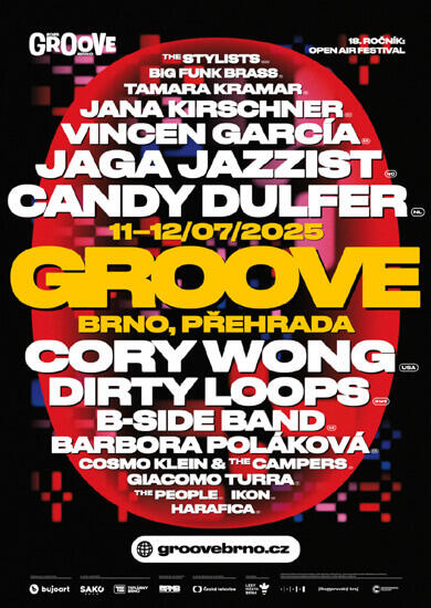 Festival Groove Brno 2025, Brněnská přehrada. Magazín KULTINO* Brno
