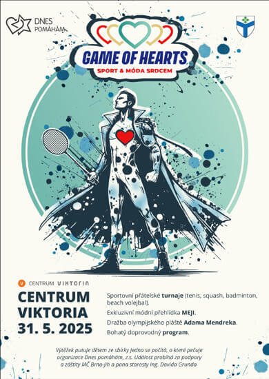 Akce Game of Hearts, Centrum Viktoria. Magazín KULTINO* Brno