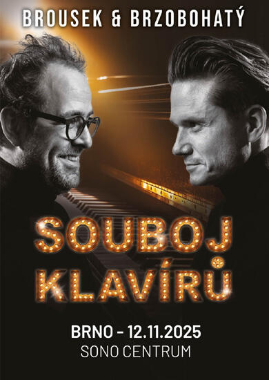 Hudba Souboj Klavírů v Brně, SONO Centrum. Magazín KULTINO* Brno