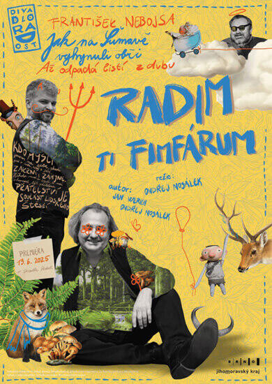 Představení Radim ti Fimfárum, divadlo Radost. Magazín KULTINO* Brno