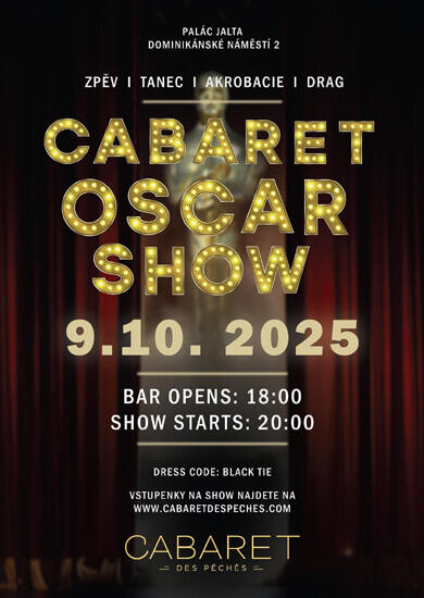 Akce Cabaret Oscar Show, Cabaret des Péchés. Magazín KULTINO* Brno