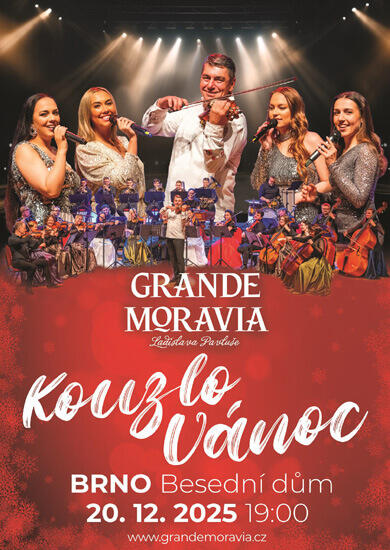 Hudba Kouzlo Vánoc - Grande Moravia Ladislava Pavluše, Besední dům. Magazín KULTINO* Brno