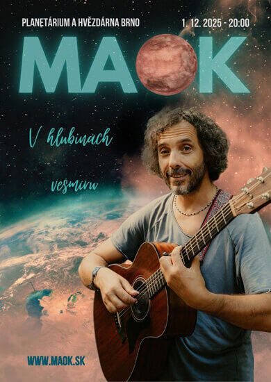 Hudba MAOK - V hlubinách vesmíru, Hvězdárna Brno. Magazín KULTINO* Brno