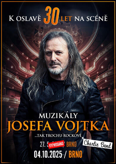 Hudba Muzikály Josefa Vojtka v Brně, SONO Centrum. Magazín KULTINO* Brno