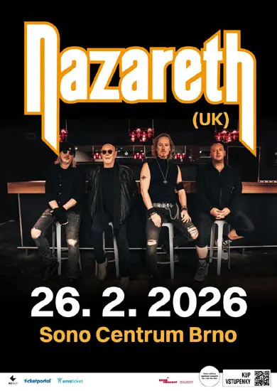 Hudba Nazareth (UK), SONO Centrum. Magazín KULTINO* Brno