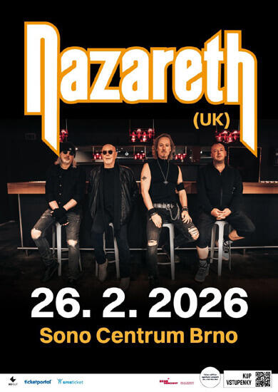 Hudba Nazareth (UK), SONO Centrum. Magazín KULTINO* Brno