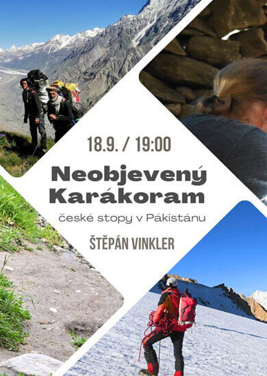 Přednáška Neobjevený Karákoram a české stopy v Pákistánu, Klub cestovatelů Brno. Magazín KULTINO* Brno