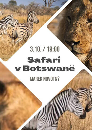 Přednáška Safari v Botswaně, Klub cestovatelů Brno. Magazín KULTINO* Brno