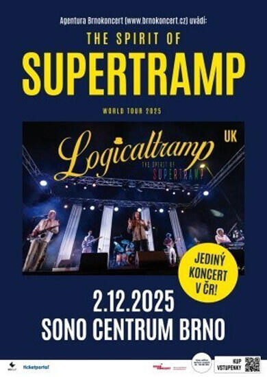 Hudba The Spirit Of Supertramp – Logicaltramp (UK) world tour 2025, SONO Centrum. Magazín KULTINO* Brno