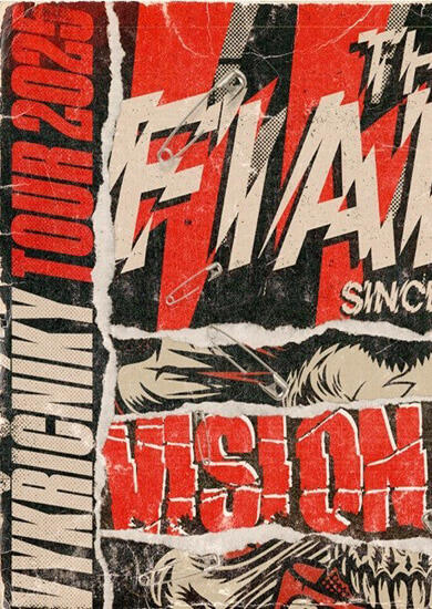Hudba Vykřičníky tour 2025: The Fialky, Vision Days, VHS, První Patro. Magazín KULTINO* Brno