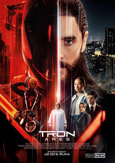 Film Tron: Ares, Cinema City Brno. Magazín KULTINO* Brno