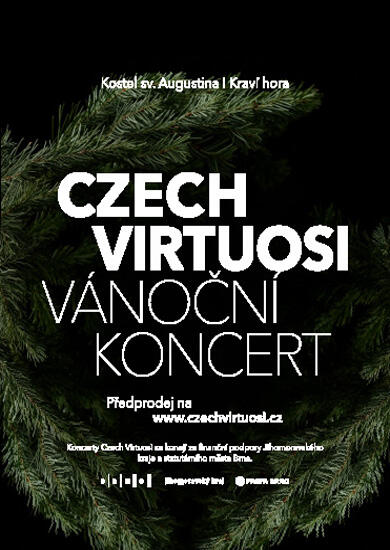 Hudba Czech Virtuosi - Vánoční koncert, kostel sv. Augustina Brno. Magazín KULTINO* Brno