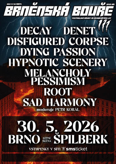 Hudba Brněnská Bouře 2026, Letní kino Špilberk. Magazín KULTINO* Brno