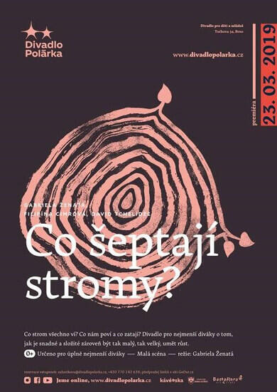 Představení Co šeptají stromy?, divadlo Polárka. Magazín KULTINO* Brno